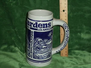 Budweiser Anheuser Busch Gardens Stein Vintage Ceramart Logo Blue & White Delft - Picture 1 of 4