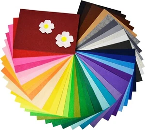 40pcs 8 x 12 wool felt sheets wool felt bundle wool blend felt DIY Craft - Picture 1 of 7