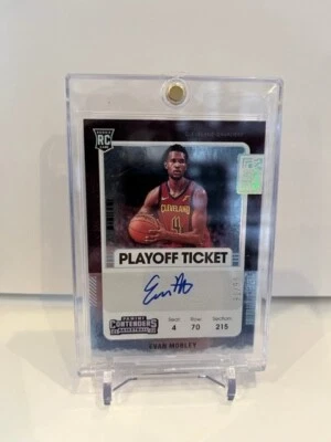 2021 Evan Mobley Panini Contenders Playoff Ticket 91/99 Auto - Image 1 of 3