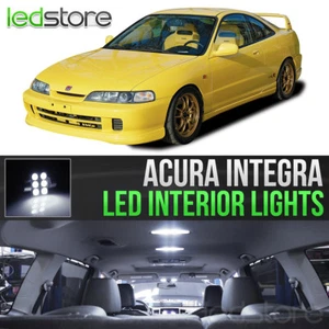 1994-2001 Acura Integra White Interior LED Lights Kit Package - Picture 1 of 6