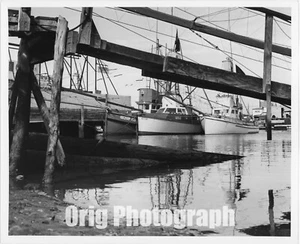 1960er Orig Foto Newport Beach CA California Bay / Hafen Lido Isle Balboa MP D - Bild 1 von 1