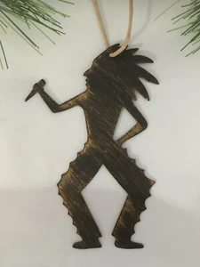 Southwestern Style Warrior Christmas Ornament-Metal - Picture 1 of 3