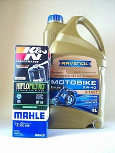 Ravenol Motobike 5W40 Öl + Ölfilter BMW R1200R R1200RS R1200RT (LC) ab Bj 2013 - Bild 1 von 5