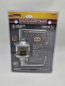 Brink's Commercial Keyed Door Entry Lever - Reversible, Durable & Stylish Finish - Picture 1 of 7