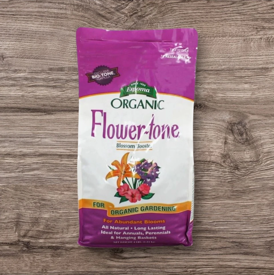 Alimento vegetal natural y orgánico Espoma orgánico tono flor 3-4-5; 4 lb. Bolso;... Foto 1 de 1