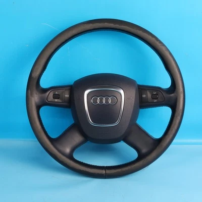 Audi A6 4F C6 Multifunktionslenkrad 4F0419091DC Lenkrad Lenkradheizung BLAU Orig - Bild 1 von 4