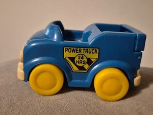 Vintage Chunky Car Power Truck 24 Hrs Service Vehicle Play Pretend Child Kid Toy - Picture 1 of 5