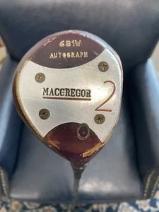 MacGregor Persimmon 2 Wood 681W Autograph Mike Souchak Everything is Original - Picture 1 of 15