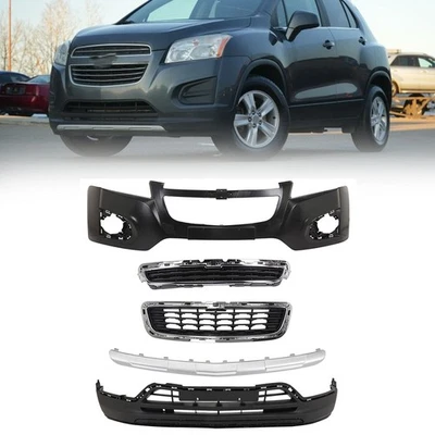 Front Bumper Cover Fascia & Grille Set Fits 2013 2014 2015 2016 Chevrolet Trax Foto 1 de 4