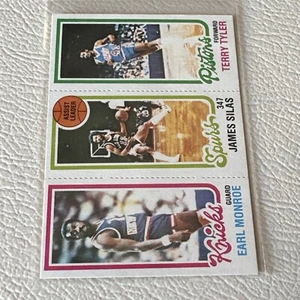 1980-81 TOPPS EARL MONROE/JAMES SILAS/TERRY TYLER . KNICKS/SPOREN/KOLBEN - Bild 1 von 2