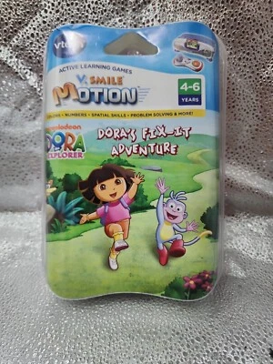 New Vtech Vsmile Motion Nickelodeon Dora The Explorer Dora's Fix-it Adventure  - Image 1 of 2