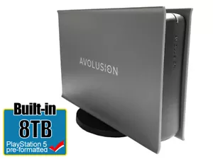 Avolusion PRO-5X 8TB USB 3.0 External Gaming Hard Drive for PS5 Game Console - Picture 1 of 8