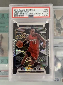2019-20 Obsidian Kendrick Nunn #172 Electric ETCH White Pulsar RC PSA 9 POP 1 - Picture 1 of 2