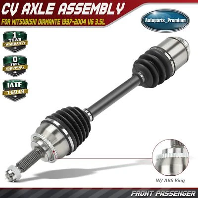 Front Passenger CV Axle Assembly for Mitsubishi Diamante 1997-2004 3.5L MR196218 - Image 1 of 4