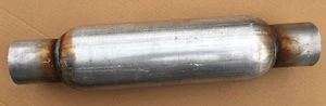 Paquete de vidrio silenciador de 2,5"" - JABALÍ COMPLETO - ESTUCHE DE 4"" CUERPO DE 18"" CON EXTREMOS - Imagen 1 de 1