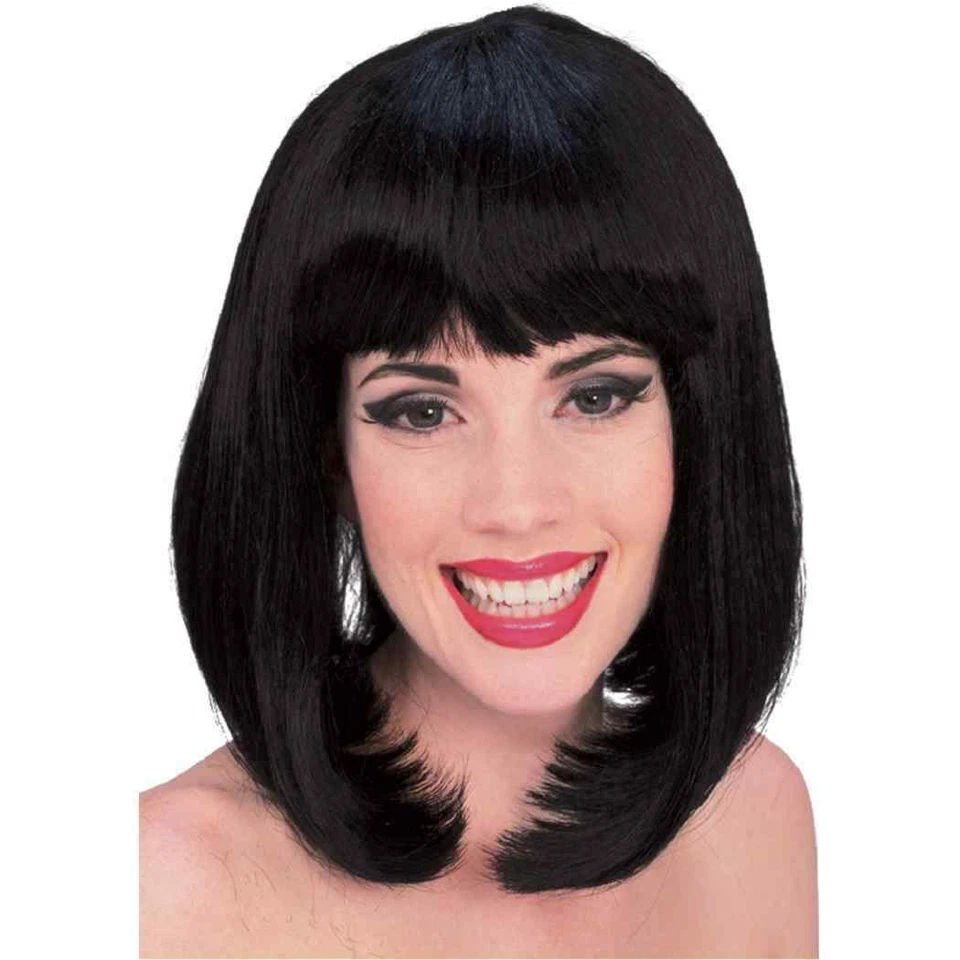 Peggy Sue Wig Short Bob 50's Retro Sock Hop Halloween Costume Accessory 3 COLORS - Image 1 of 1