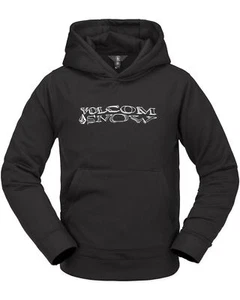Volcom Hydro Fleece Hoodie Kid's Sweatshirt, Black, Medium - Picture 1 of 4
