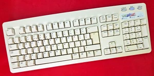 Risc Station PS/2 Tastatur von BTC 5123W mit Garantie. Guter Zustand. UK Layout - Bild 1 von 8