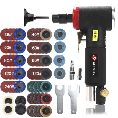 90 ° 1/4 Air Right  Die Right Angle Grinder Polisher Sander Kit Grinding Cutting - Image 1 of 4