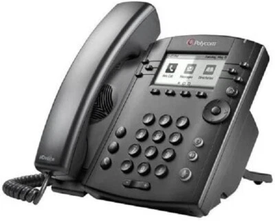 Polycom VVX310 2200-46161-019 VoIP Phone Skype Business Edition 6 Integration - Image 1 of 3