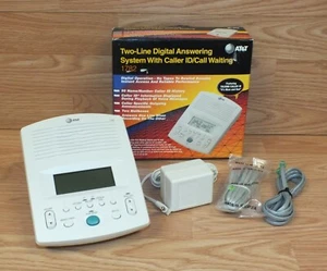 Genuine AT&T (1782) 2-Line Digital Answering System w/ Caller ID / Call Waiting - Picture 1 of 8