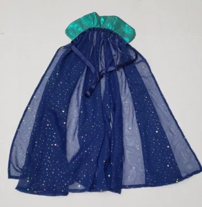 Blue Sparkle Girls Butterfly Cape - Picture 1 of 4