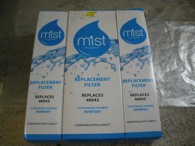 NEW Mist Clearwater Replacement Filter 40043 RVMF091 Pack of 3 (O17A) - Image 1 of 4