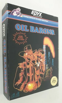 Oil Barons by EPYX for Apple II+,IIe,IIc,IIgs 1983 (Includes Game Board) - Image 1 of 4
