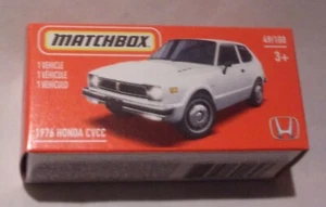 KKar Matchbox - Power Grabs 2020/21 - Honda CVCC 1976 - blanco - Imagen 1 de 3