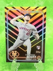 Christian Scott RC Debut - Holiday Foil - 2024 Topps Update #US253 New York Mets - Bild 1 von 11