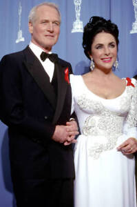 Paul Newman & Elizabeth Taylor at 64th Academy Awards at Dor - 1992 Old Photo 12