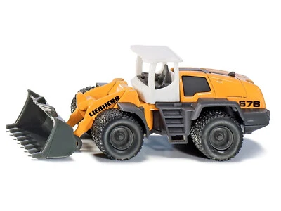 Liebherr 576 Wheel Loader Yellow with White Top Diecast Model by Siku CARZ - Image 1 of 2