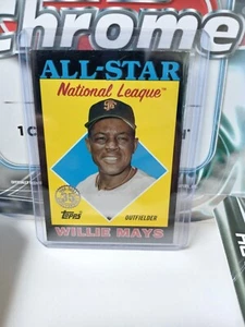 2023 Topps Series 2 1988 Topps All-Star Baseball Black #88AS-38 Willie Mays /299 - Picture 1 of 3