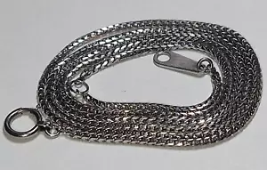Solid platinum franco chain 5.18 grams - 17.75" - Picture 1 of 14
