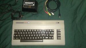 Commodore 64 socketed with good power supply and AV Cable - C64 