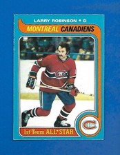 1979-80 O PEE CHEE #50 LARRY ROBINSON AS MONTREAL CANADIENS 79-80 OPC NHL CARD