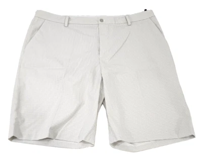 Мужские шорты ASHWORTH плоские спереди размер 40 белые галечные для гольфа новые с ценниками - Изображение 1 из 4