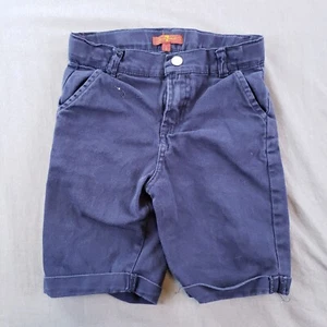 7 For All Mankind Shorts Girls 5 Blue Bermuda 5" Inseam Stretch Canvas - Picture 1 of 11