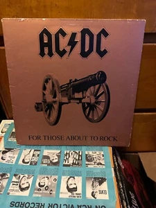 AC/DC – For Those About To Rock (We Salute You) VG- Reissue Atlantic Record 1981 - Picture 1 of 7