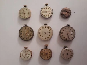 Lotto movimenti cal. di orologi per progetto di recupero o recupero parti - Foto 1 di 10