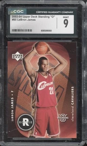 2003 Upper Deck Standing "O" #85 LeBron James RC Rookie Mint CGC 9 - Bild 1 von 2