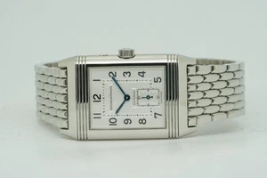 Jaeger-LeCoultre Reverso Duoface 270.8.54 270854 Silver / Black Dial 26x42 mm... - Picture 1 of 1
