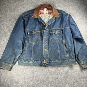 Chaqueta vaquera vintage Marlboro Country Store para hombre talla grande azul camionero años 90 - Imagen 1 de 12