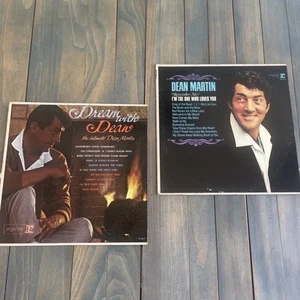 Two 1960s Dean Martin Vinyl LP Albums - I'm the One: 1965 & Dream with Dean 1964 - Imagen 1 de 9