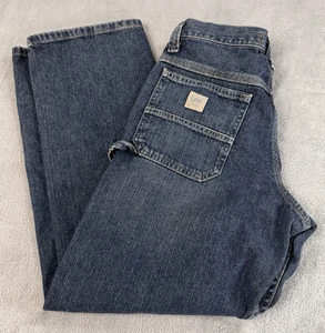 Salopette jeans vintage Lee carpenter uomo 32 x 29 lavoro grunge skater spedizione gratuita - Foto 1 di 8