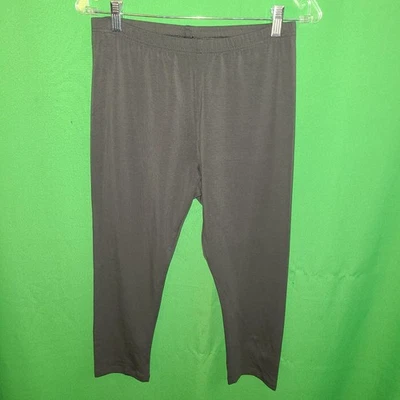 2662) NWOT J JILL medium gray Pima Capri Leggings cotton new M - Image 1 of 4
