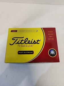 Titleist NXT Extreme Golf Balls One Box 12 Balls Alignment Integrated Marking - Picture 1 of 8
