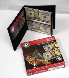 SERIES 2004 BOSTON EVOLUTIONS SET, MATCHING $20 & $50 SERIAL NUMBERS - Picture 1 of 4