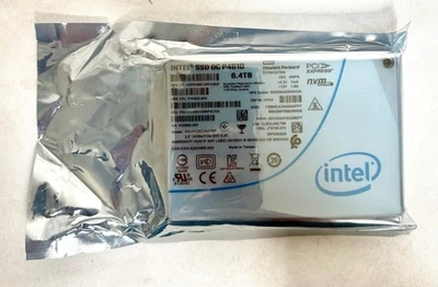 NOB - Intel DC P4610 6.4TB Gen 3.1 x4 NVMe U.2 SSD SSDPE2K064T8P1 HPE P10592-003 - Image 1 of 4