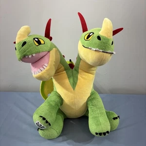 Build-a-Bear How To Train Your Dragon Barf & Belch 2 Headed Dragon Plush - Picture 1 of 7